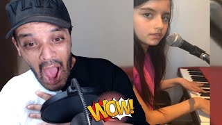 Angelina Jordan rehearsal singing and playing Hello By Adele December/2015 DZ REACTION