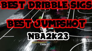 BEST DRIBBLE SIGS & JUMPSHOT IN NBA2K23! BEST JUMPSHOT FOR SMALL AND BIG GUARDS!