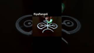 deepavali kolam simple rangoli 1 minute kolam #muggulu #Rangoli...#shorts