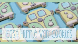 How to Decorate Hippie Van Cookies | Decorated Cookies