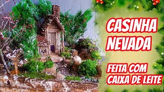 Artesanato Para o Natal Feito com Caixa de Leite - Diy Artesanato