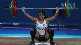 Janeth Gómez, octavo lugar en halterofilia de París 2024