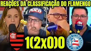 REAÇÕES DA CLASSIFICAÇÃO DO FLAMENGO às SEMIFINAIS DA COPA DO BRASIL FLAMENGO 1X0 BAHIA