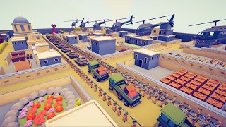 CAN 150x MODERN SOLDIER CLEAR ENEMY CITY? - Totally Accurate Battle Simulator TABS