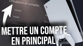 Comment mettre un compte en principal sur PS5 (2024)