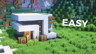 Minecraft Small Modern House #1 (EASY)