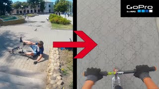 Vlog#1: GoPro Scooter Street [HD] - ТРЮКИ НА САМОКАТЕ ОТ ПЕРВОГО ЛИЦА!