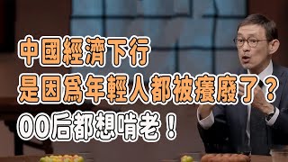 中國經濟下行，是因爲年輕人都被養廢了？00后都想啃老！ #talkshow #圆桌派 #马未都 #窦文涛  #馬家輝 #周轶君