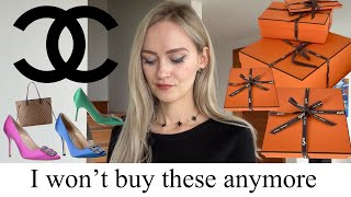 LUXURY ITEMS I WON’T BUY ANYMORE