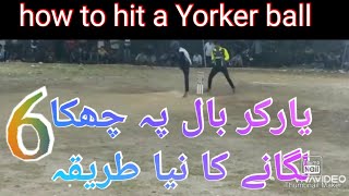 Yorker ball ko six lgany ka nya tarika