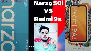 Narzo 50i vs Redmi 9a sport. || price 7499/6999|| #sadhna mobile accessories||✓✓#redmimobile #realme