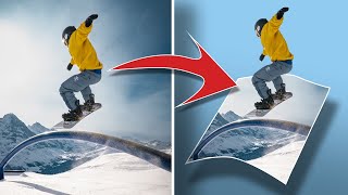 How to pop out of frame in photoshop | 3D-like Effect in Photoshop