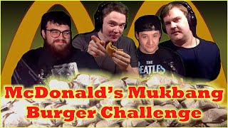 McDonald's MUKBANG Burger CHALLENGE