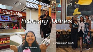 February Diaries | Shopee Haul , meeting at TRX Mall, weddings and pop up booth :)