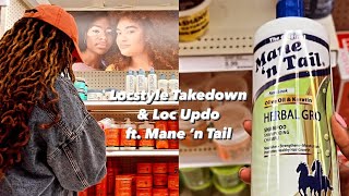 Locstyle Takedown & Loc Updo ft. Mane n’ Tail