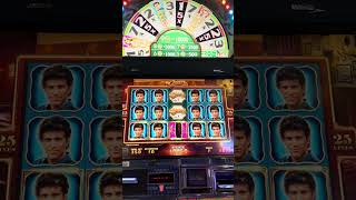 Huge Max Bet Win!  Full Screen of Sam Malone Wow! Vintage Nastolgic CHEERS Slot Machine!