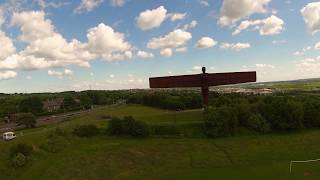 Angel of the North drone footage