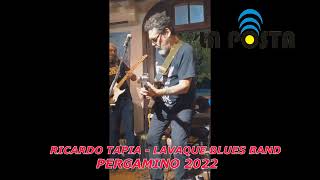 RICARDO TAPIA EN PERGAMINO TOCANDO CON LAVAQUE BLUES BAND   BLUES