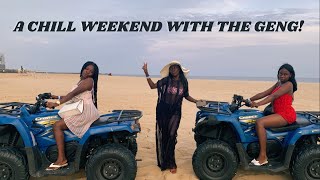 WEEKEND VLOG| Staycation + Breakfast date + Beach hangout + Gists with the girls | MonnyLagos.