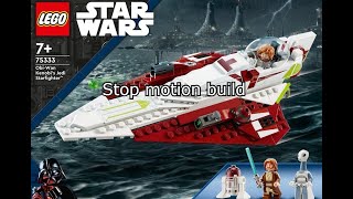 Lego Star Wars 75333 Obi Wan Kenobi’s starfighter Stop motion build