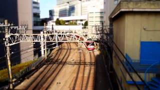 オリンパス・ペン Lite E-PL1でジオラマを撮る.Diorama and Shinjuku Station