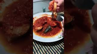 fish in tomato sauce…#shorts