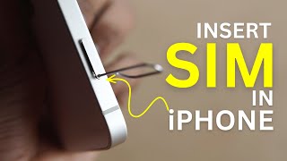 iPhone SIM card Insert and Eject Proper Method