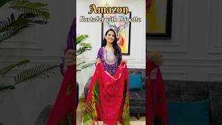 Amazon finds ❤️  Kurtaset with Dupatta   #shorts #kurtaset #festivewear #youtubeshorts #viralvideo