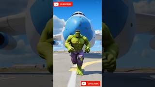 Hulk planted bomb 💣 in plane ✈️ | Funny cartoon video #marvel #cartoon #funny #hulkcartoon #shorts