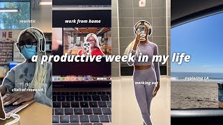 A productive week in my life 🎧 | med school event, research, reading, thrifting