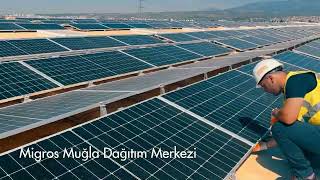 Fortes | Migros Dağıtım Merkezi Muğla Ges Projemiz #güneş #güneşenerjisi #ges