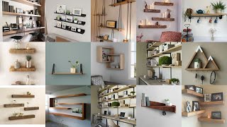 Creative wood wall hanging 15 ideas for decoration and storage Hanging wooden shelves Rock melody