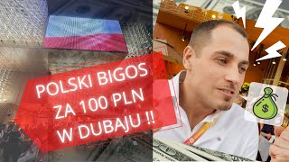 Polski bigos za 100 PLN w Dubaju "nie jest ze złotej kapusty"