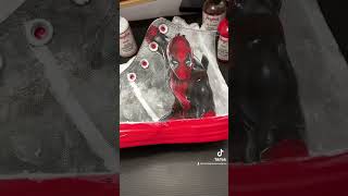 Deadpool Custom Painted Converse            #art #sneakerart #deadpoolfanart #artist #customshoes