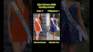 Miss Universe 2023 India x Philippines #missuniverse #missuniverse2023 #shorts #missuniverso #dress