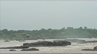 IAF helicopter rescues man from Mahisagar River flood in Vadodara