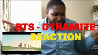 BTS (방탄소년단) 'Dynamite' Official MV REACTION