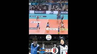 perdana megatron melawan eks sang kapten red sparks volley ball korea women's