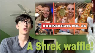 A SHREK WAFFLE! McDonald's in Dubai & My Mom Decides - KarissaEats Compilation Vol. 24 reaction