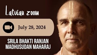 Latvian Zoom with Srila B.R. Madhusudan Maharaj / 2024.07.28