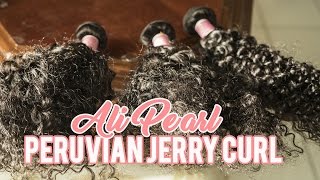 UNBOXING| Ali Pearl Peruvian Jerry Curl Hair