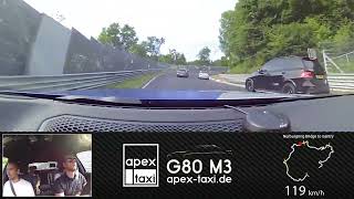 Apex taxi BMW M3 G80 june 22 2022 Nürburgring