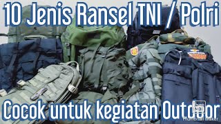 10 Jenis Ransel TNI/Polri part-1