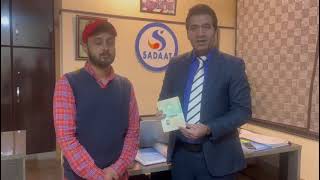 By the grace of ALLHA Almighty, sadaat have another success story umair got his UK student visa