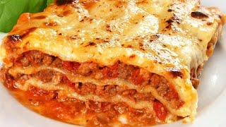 لازانيا باللحم المفروم / lasagne à la viande haché