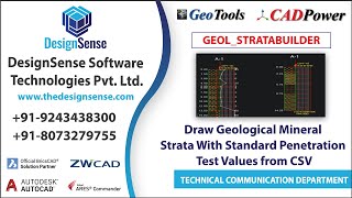 GeoTools Tutorials: Draw Geological Mineral Strata With Standard Penetration Test Values from CSV