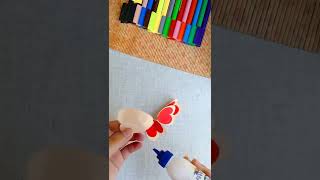 DIY paper flower // How do you make diya with  paper flower #shorts #youtube