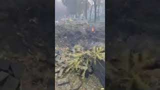 Одна з ракет в Києві впала на дитячий майданчик