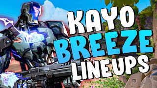 VALORANT KAY/O LINEUPS ON BREEZE | VALORANT TIPS AND TRICK