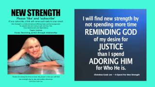 New Strength Devotional, Topic: Justice, Focus: Receiving justice through relationship